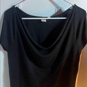GAP Women's Elegant Black Short Sleeve Top